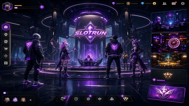 Slotrun Ana Lobi Arayüzü — Platform Ana Ekranı