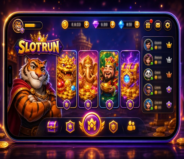 Slotrun Çevrimiçi Oyun Platformu Ekran Görüntüsü